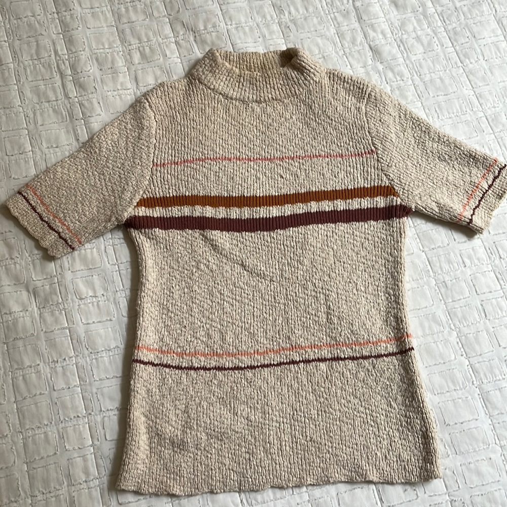 Free people mockneck t-shirt sweater